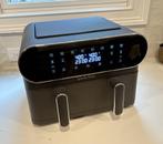 Digitale dubbele mand Airfryer 1700W Dual Zone Touchscreen, Elektronische apparatuur, Airfryers, Verzenden, Zo goed als nieuw