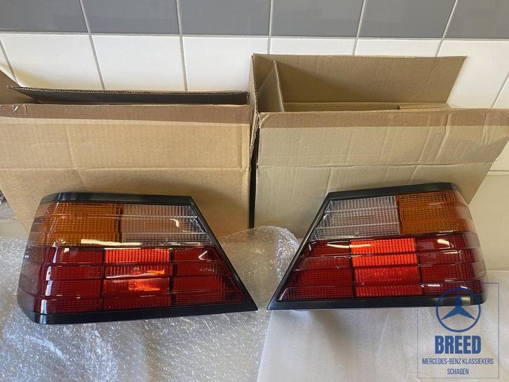 NOS achterlichtglas L+R ULO voor Mercedes-Benz W124 Mopf 0 +, Auto-onderdelen, Verlichting, Mercedes-Benz, Nieuw, Ophalen of Verzenden