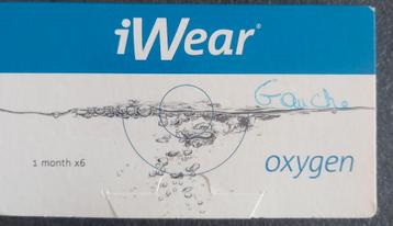 6x iWear (Pearl) Oxygen contactlenzen NIEUW - 2,75 beschikbaar voor biedingen