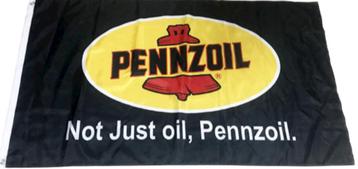 Drapeau américain à l'huile Pennzoil - 60 x 90 cm