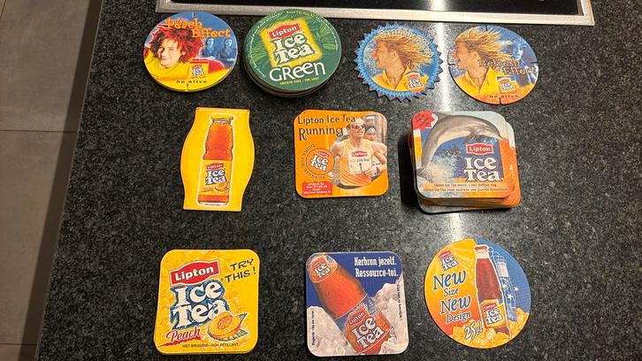 Bierviltjes Ice Tea, Verzamelen, Merken en Reclamevoorwerpen, Ophalen of Verzenden
