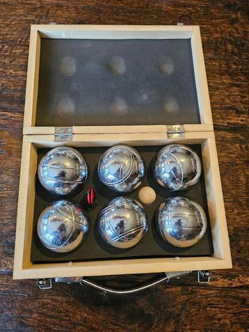 Jeu De Boules Set - Petanqueballen disponible aux enchères