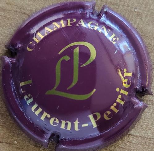 Capsule Champagne LAURENT-PERRIER violet foncé & or n47, Collections, Vins, Neuf, Champagne, France, Enlèvement ou Envoi
