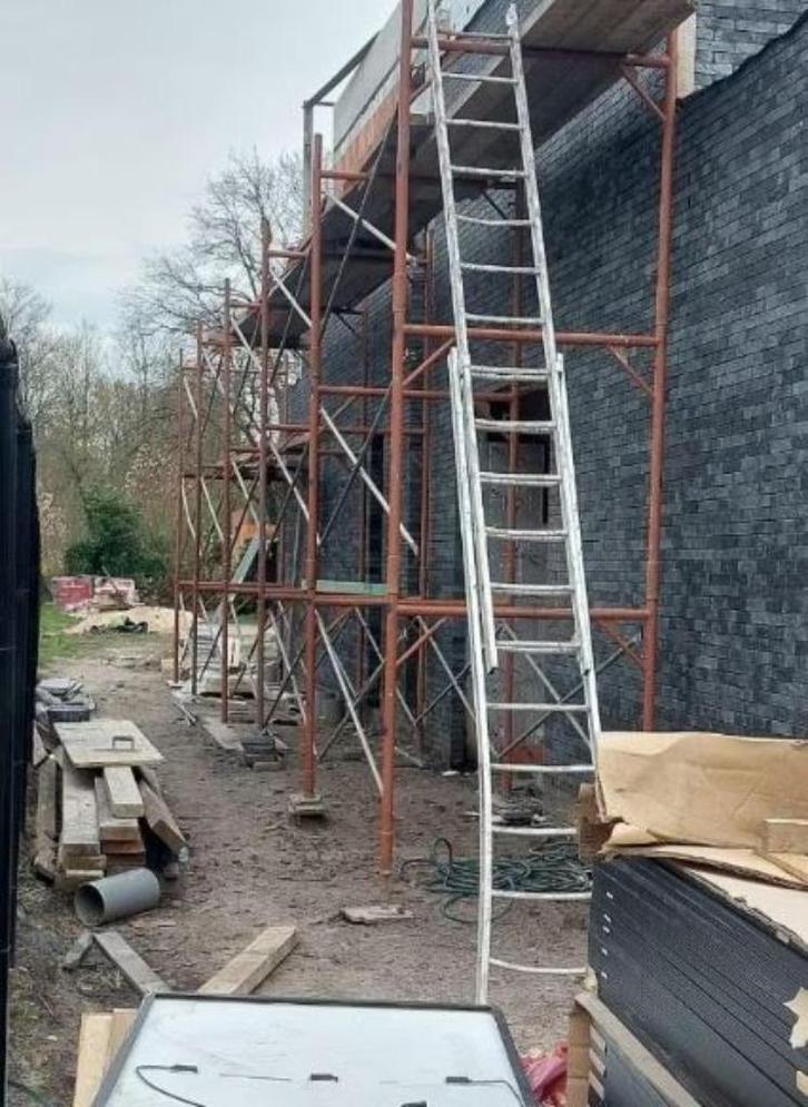 kaderstelling compleet 16 stuks, Doe-het-zelf en Bouw, Steigers, Zo goed als nieuw, Overige typen, 5 meter of hoger, Ophalen