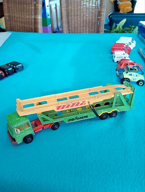Renault autotransporter, Hobby en Vrije tijd, Modelauto's | 1:50, Zo goed als nieuw, Majorette, Ophalen of Verzenden