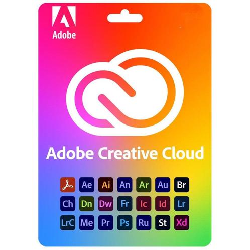 Adobe Creative Cloud (toutes les applications) - 1 an, Informatique & Logiciels, Logiciel d'Édition, Neuf, Windows, Android, Enlèvement ou Envoi