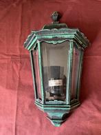 Klassieke buitenwandlamp – Groene patina - nieuw, Overige materialen, Wandlamp, Waterbestendig, Nieuw
