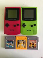 Gameboy color 2x, Games en Spelcomputers, Spelcomputers | Nintendo Game Boy, Ophalen, Zo goed als nieuw, Game Boy Color, Met games