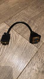 Vga naar 2x vga adapter, Ophalen of Verzenden, Nieuw