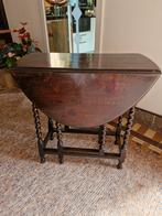 antieke Barley twist drop leaf tafel, Ophalen