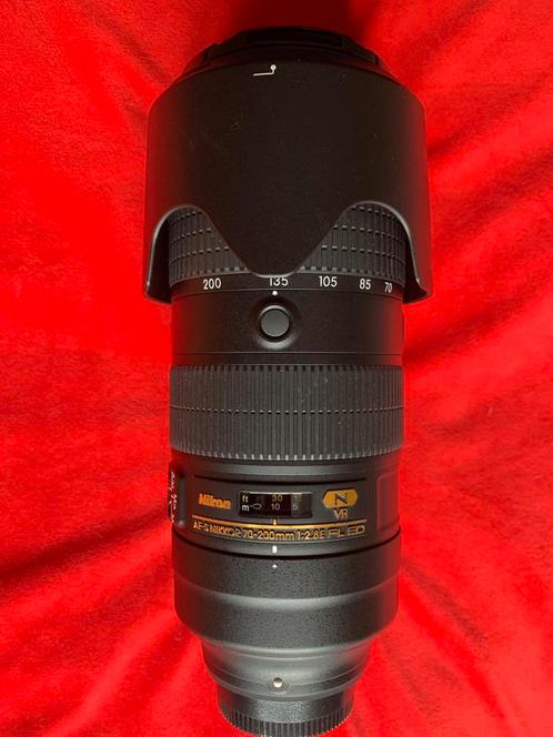 Te koop Nikon AF S NIKKOR 70-200mm f 2.8 FLED, Audio, Tv en Foto, Foto | Lenzen en Objectieven, Zo goed als nieuw, Ophalen of Verzenden