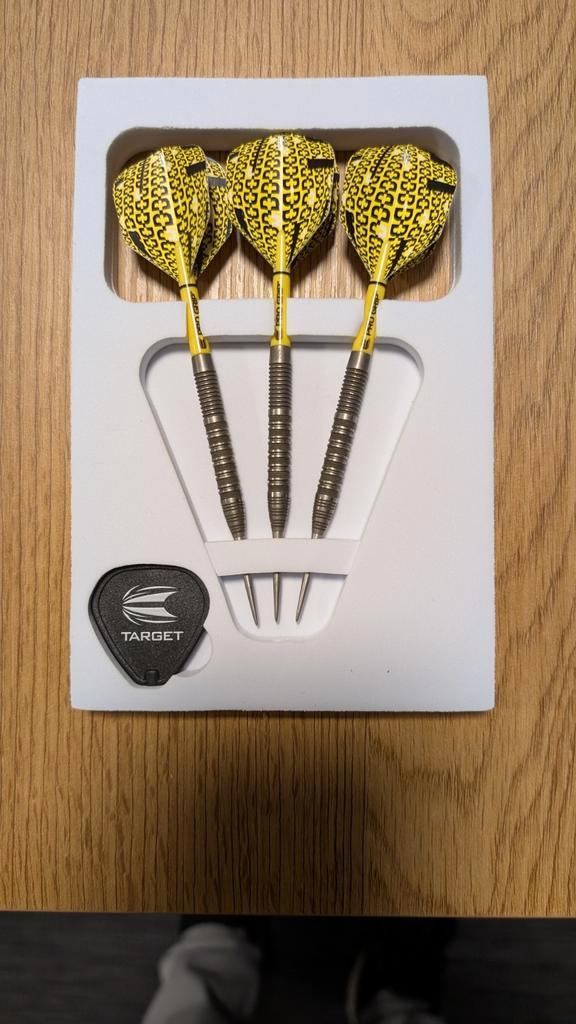 Target Bolide Darts 01 (23gr), Sport en Fitness, Darts, Zo goed als nieuw, Pijlen, Verzenden