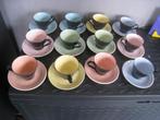12 kopjes en schoteltjes Boch, Ophalen of Verzenden