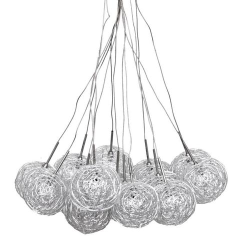 Philips Massive Fontaine hanglamp, Huis en Inrichting, Lampen | Kroonluchters, Gebruikt, Metaal, Ophalen