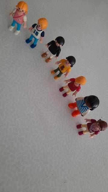 Playmobil poppetjes samen 