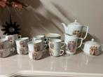 Antiek koffieservies Victoria, 12 personen, Antiek en Kunst, Antiek | Servies compleet, Ophalen