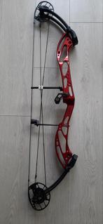Pse Supra Focus 37'' Donker rood 40/50 pond rechtshandig, Sport en Fitness, Handboogschieten, Ophalen of Verzenden, Zo goed als nieuw
