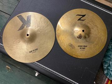 Zildjian k/z 13” Dyno beat hi-hats en Avedis 10” splash beschikbaar voor biedingen