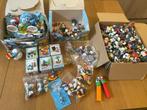 groot lot smurfen en gadgets, Verzamelen, Ophalen, Gebruikt, Verschillende Smurfen, Poppetje, Figuurtje of Knuffel