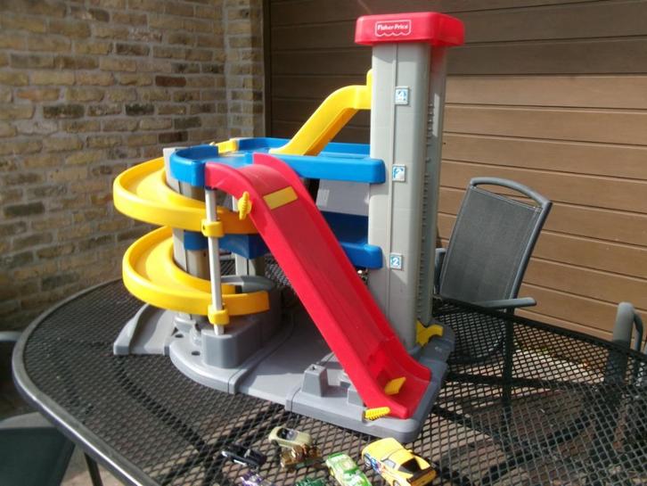 garage speelset, Enfants & Bébés, Jouets | Circuits, Comme neuf, Enlèvement