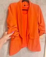 Veste blazer Blazertje veste orange XS, Taille 34 (XS) ou plus petite, New Collection, Enlèvement ou Envoi, Manteau