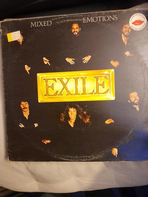 lp - exile - mixed emotions, Cd's en Dvd's, Vinyl | Rock, Gebruikt, Poprock, 12 inch, Ophalen of Verzenden