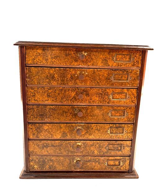 Petit meuble de métier ancien, Antiek en Kunst, Curiosa en Brocante, Ophalen of Verzenden