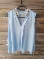 Mouwloze blouse Rlinea maat M, Enlèvement ou Envoi, Comme neuf, Bleu, Taille 38/40 (M)