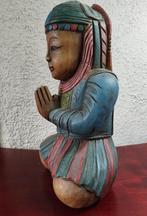 Asia Tropisch houten beeldje  F49, Ophalen of Verzenden
