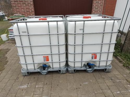 Ibc vat tank regenton 1000 liter ANTI ALGUEN ANTI UV, Tuin en Terras, Overige Tuin en Terras, Zo goed als nieuw, Ophalen