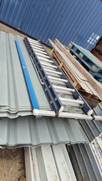 PH_002 Professionele ALU uitschuifladder, Doe-het-zelf en Bouw, Ladders en Trappen, Ophalen, Gebruikt, Ladder, Opvouwbaar of Inschuifbaar