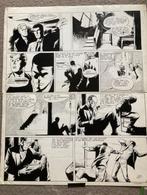 Bob Morane Planche Originale N 16 Le secret des 7 temples?, Enlèvement, Utilisé, Forton