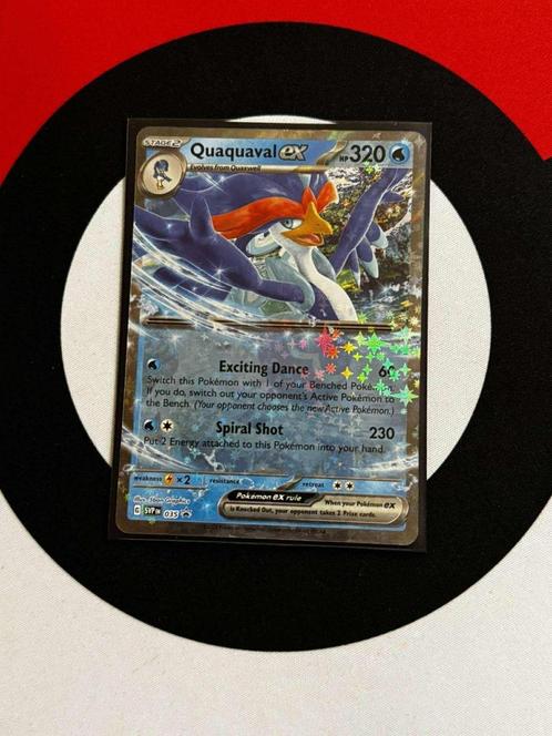 Pokémon - Quaquaval EX - SVP035 Promo - NM, Hobby en Vrije tijd, Verzamelkaartspellen | Pokémon, Zo goed als nieuw, Losse kaart