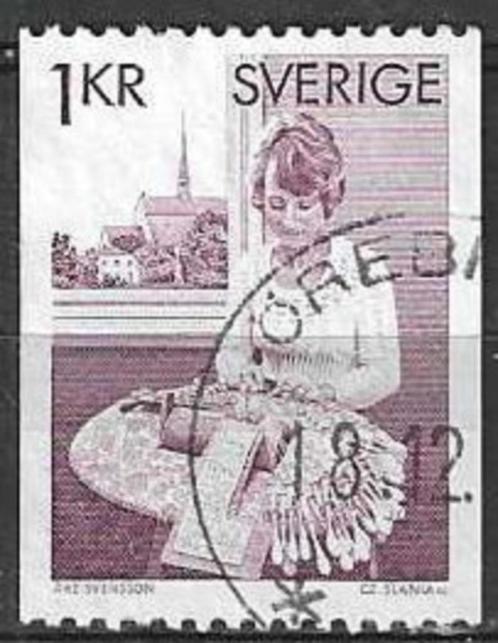 Zweden 1976 - Yvert 918 - Kantklossen (ST), Postzegels en Munten, Postzegels | Europa | Scandinavië, Gestempeld, Zweden, Verzenden