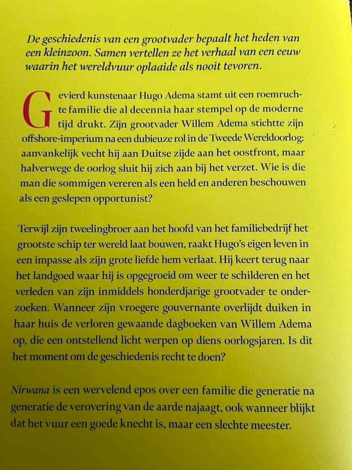Tommy Wieringa - Nirwana, Boeken, Literatuur, Zo goed als nieuw, Ophalen of Verzenden