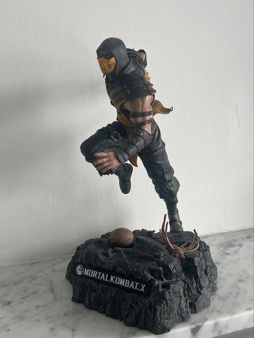 Mortal Kombat X Scorpion beeld., Verzamelen, Beelden en Beeldjes, Zo goed als nieuw, Ophalen