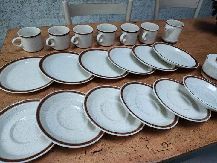 Antieke Brendan Erin Stone 20-delig servies set (Compleet!), Antiek en Kunst, Antiek | Servies compleet, Ophalen