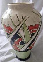 Art Deco vaas van Boch Belgische keramiek zeldzaam stuk, Ophalen
