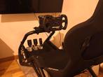 COMPLETE SETUP SIM RACING FANATEC + PLAYSEAT TROPHY, Ophalen of Verzenden, Zo goed als nieuw