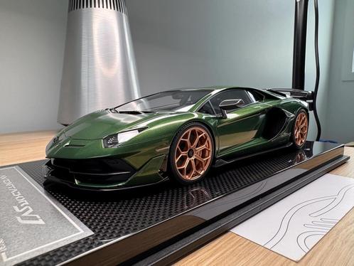 Dino Model 1/18 Lamborghini Aventador SVJ (Verde Ermes), Hobby en Vrije tijd, Modelauto's | 1:18, Nieuw, Ophalen of Verzenden