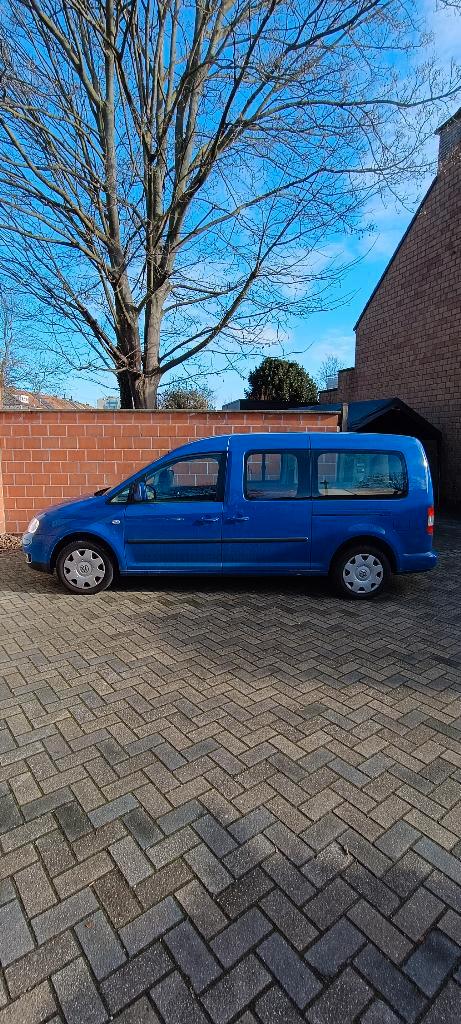 VW Caddy Maxi 1.6l, Auto's, Volkswagen, Particulier, Caddy Maxi, ABS, Benzine, Euro 4, Monovolume, 5 deurs, Handgeschakeld, Blauw
