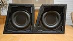 2 compacte Actieve sub's voor in de wagen, Ophalen, Gebruikt, Subwoofer