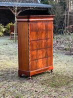 Antieke mahonie ladekast semainier met secretaire – 19e eeuw, Enlèvement