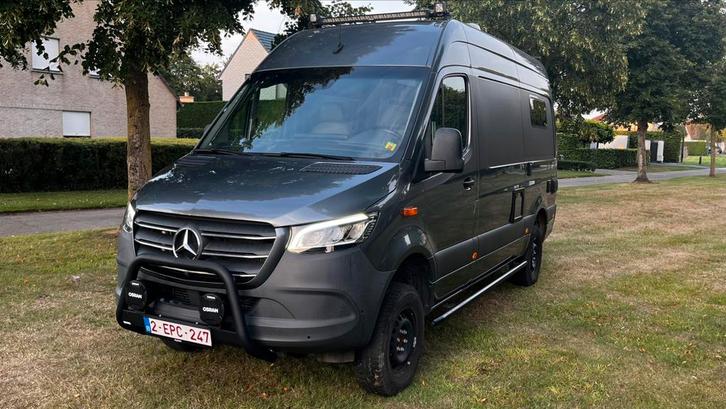 Frankia Yucon 4x4 mobilhome Full Full option (Mercedes), Caravans en Kamperen, Mobilhomes, Bedrijf, tot en met 2, Half-integraal