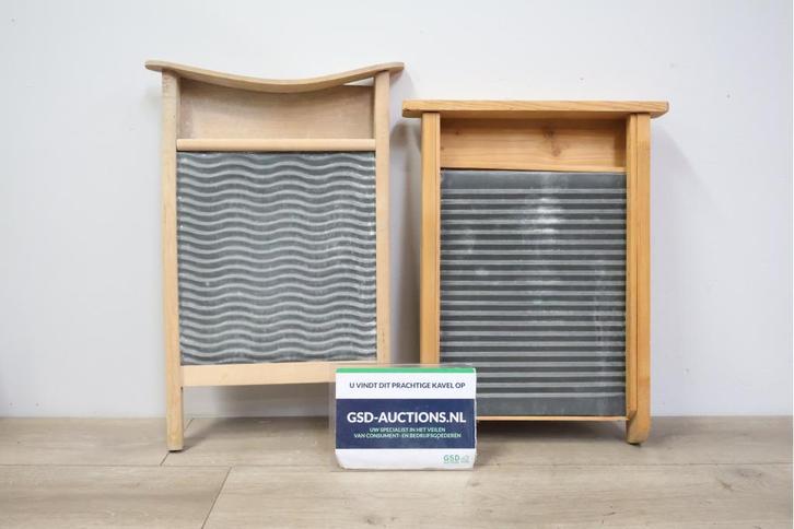 Set van 2 Vintage Wasborden, Verzamelen, Retro