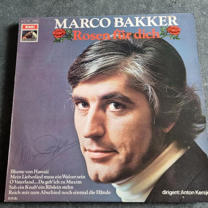 LP Marco Bakker - Rosen für dich, CD & DVD, Vinyles | Classique, Utilisé, 12 pouces, Enlèvement ou Envoi