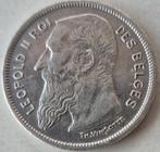 Pièce Léopold II de 2 Bfr 1909 « Roi des Belges », Monnaie en vrac, Argent, Argent, Envoi