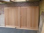 te koop afzelia poort en poortje op maat, Tuin en Terras, Ophalen, Nieuw, 150 tot 200 cm, Hout