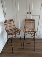 Barkrukken (2), Huis en Inrichting, Barkrukken, Ophalen, Gebruikt, 60 tot 90 cm, Hout