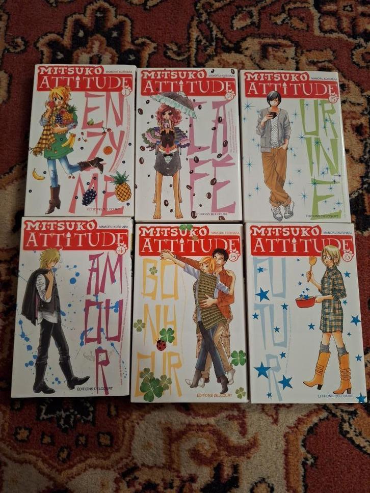 Complete set Mitsuko Attitude V1-V6 From Mamoru Kurihara FR, Boeken, Romans, Zo goed als nieuw, België, Ophalen of Verzenden